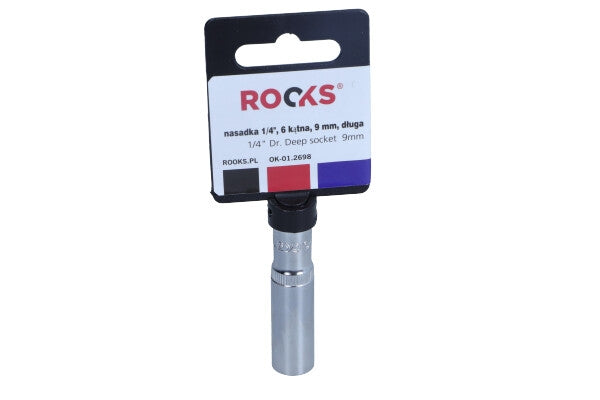 ROOKS OK-01.2698 BUSSOLA 1/4 9 MM 6 LATI LUNGA