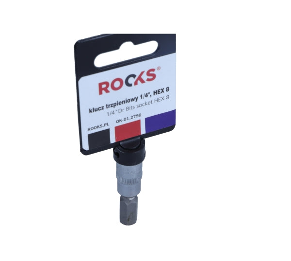 ROOKS OK-01.2750 CHIAVE A L 1/4, ESAGONALE 8