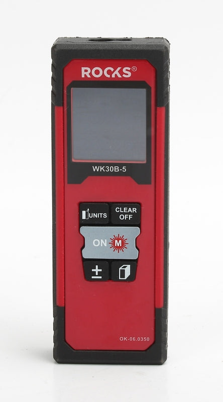 ROOKS OK-06.0350 TELEMETRO LASER 30 M, 3D (LUNGHEZZA, AREA, VOLUME)