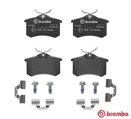 Kit pastiglie freno, Freno a disco - P 85 020