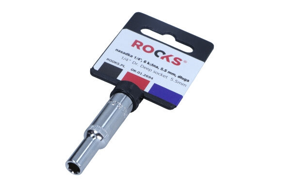 ROOKS OK-01.2694 BUSSOLA 1/4 5,5 MM 6 LATI LUNGA