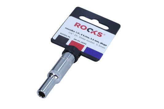 ROOKS OK-01.2694 BUSSOLA 1/4 5,5 MM 6 LATI LUNGA