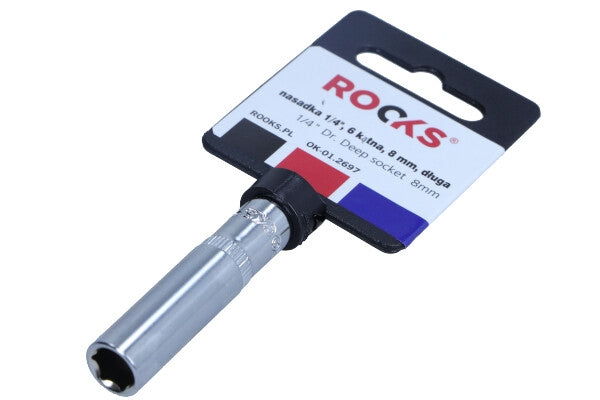 ROOKS OK-01.2697 BUSSOLA 1/4 8 MM 6 LATI LUNGA
