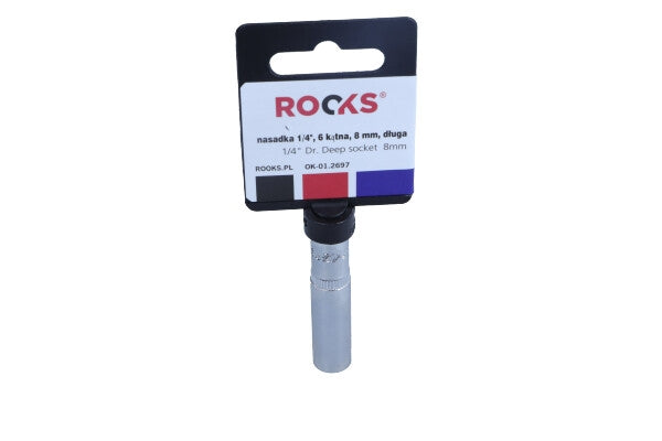 ROOKS OK-01.2697 BUSSOLA 1/4 8 MM 6 LATI LUNGA