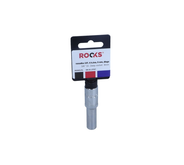 ROOKS OK-01.2707 BUSSOLA 3/8 9 MM 6 LATI LUNGA