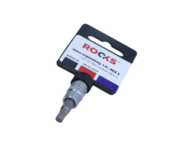 ROOKS OK-01.2747 CHIAVE A L 1/4, ESAGONALE 5