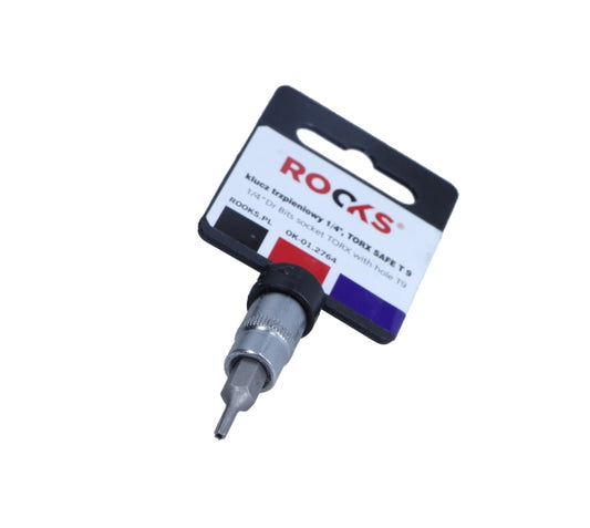 ROOKS OK-01.2764 CHIAVE A L 1/4, TORX SAFE T 9
