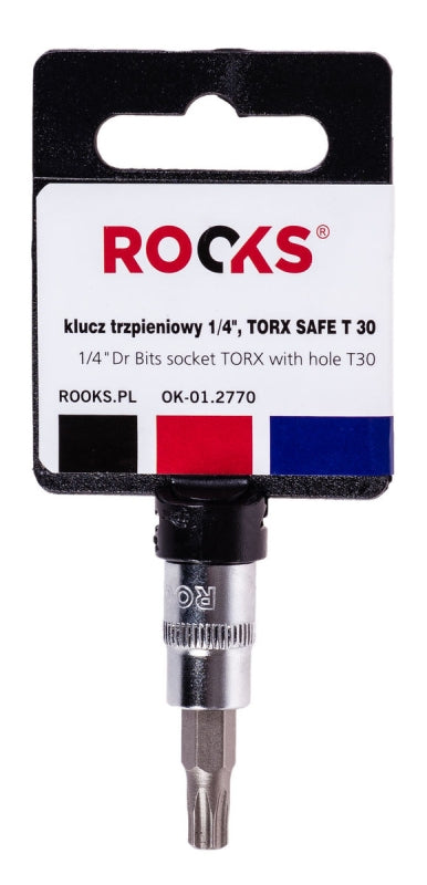 ROOKS OK-01.2770 CHIAVE A L 1/4, TORX SAFE T 30