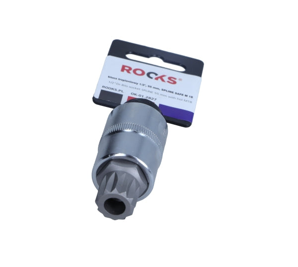 ROOKS OK-01.2827 CHIAVE A L 1/2, 55 MM, SICURA SCANALATA M 18