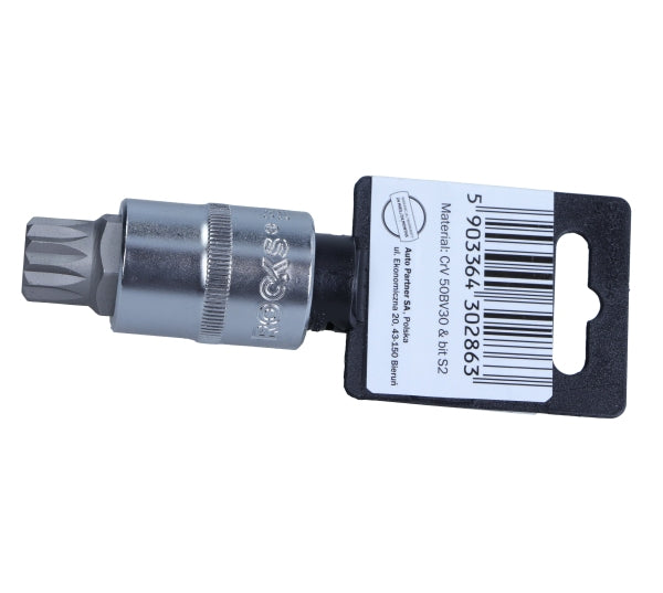 ROOKS OK-01.2827 CHIAVE A L 1/2, 55 MM, SICURA SCANALATA M 18