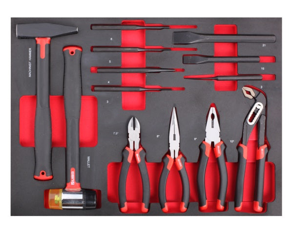 ROOKS OK-01.3006 ARMADIO GARAGE IN ACCIAIO CON UTENSILI 150 PARTI