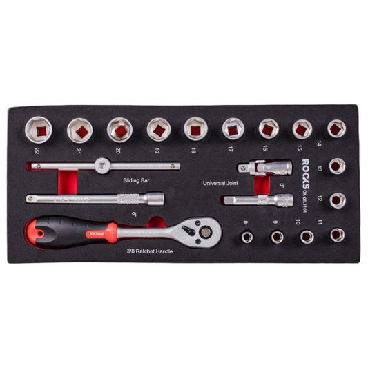 OK-01.3101 SET UTENSILI 3/8, 20 PZ