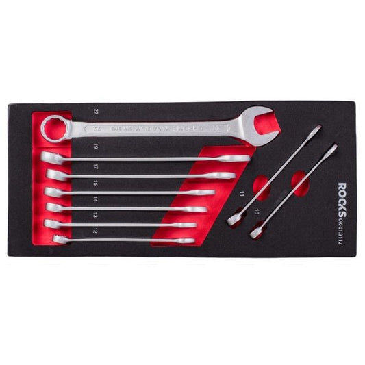 OK-01.3112 SET CHIAVI COMBINATE 10-22 MM, 9 PEZZI