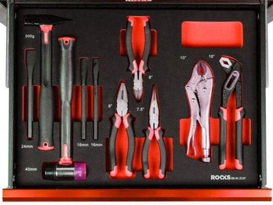 OK-01.3127 SET PINZE E MARTELLO 10 PARTI