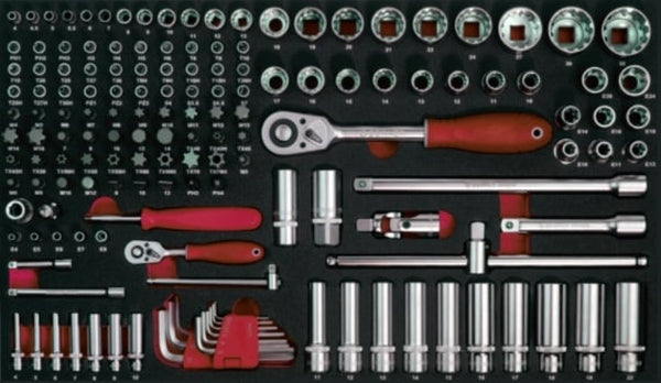 ROOKS OK-01.3136 SET UTENSILI MASTER GARAGE 1/2 E 1/4, 1/1, 155 CZ