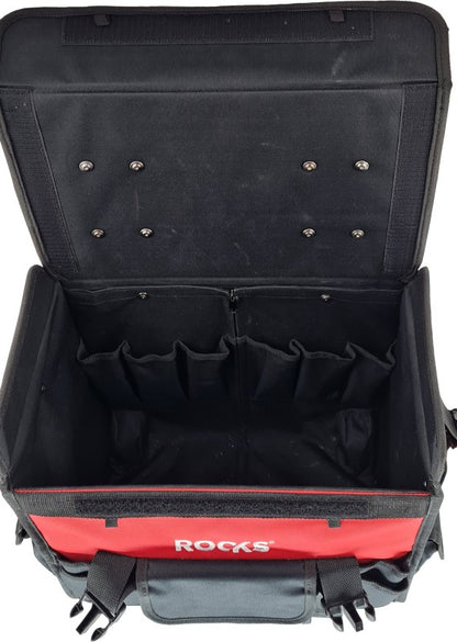 ROOKS OK-01.3301 BORSA ATTREZZI SU RUOTE ROBUSTA, 390X370X250 MM
