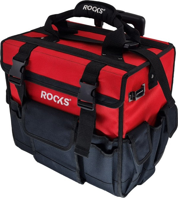 ROOKS OK-01.3301 BORSA ATTREZZI SU RUOTE ROBUSTA, 390X370X250 MM