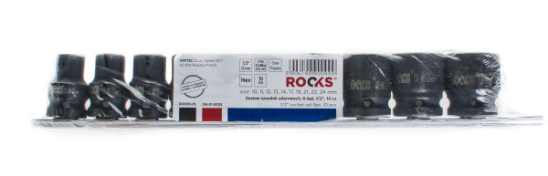 ROOKS OK-01.5002 SET BUSSOLE IMPACT A 6 ANGOLI 1/2, 10 PEZZI.
