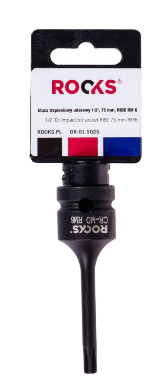 ROOKS OK-01.5025 AVVITATORE AD IMPULSI 1/2 DA 75 MM RIBE RM 6