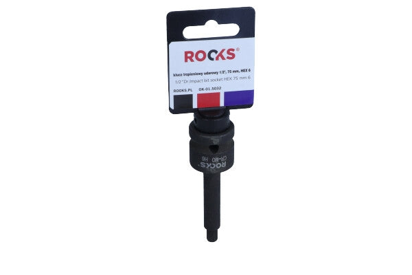 ROOKS OK-01.5032 AVVITATORE A IMPULSI 1/2, 75 MM, ESAGONALE 6
