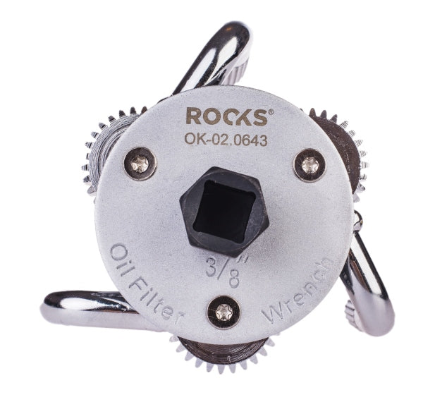ROOKS OK-02.0643 CHIAVE A TRE BRACCI PER FILTRI OLIO 70-130 3/8 1/2