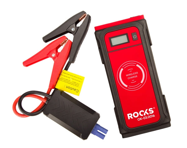 ROOKS OK-03.0016 MINI BOOSTER, DISPOSITIVO DI AVVIAMENTO WIRELESS, 12V-850A-12000 MAH, AVVIAMENTO: 850A