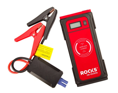 ROOKS OK-03.0016 MINI BOOSTER, DISPOSITIVO DI AVVIAMENTO WIRELESS, 12V-850A-12000 MAH, AVVIAMENTO: 850A
