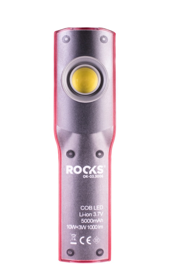 ROOKS OK-03.3006 LAMPADA DA OFFICINA LED COB, 10+3W, 1000 LM