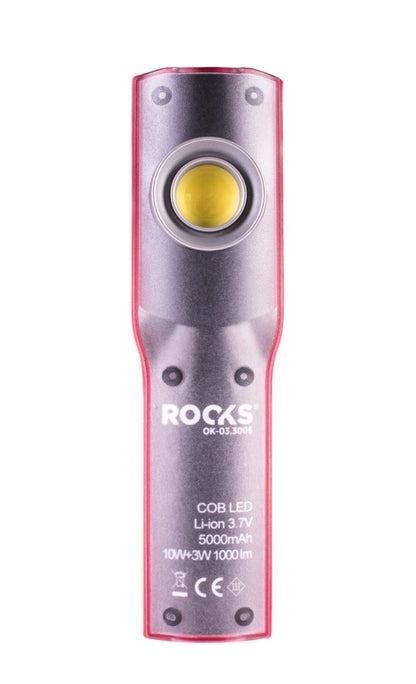 ROOKS OK-03.3006 LAMPADA DA OFFICINA LED COB, 10+3W, 1000 LM