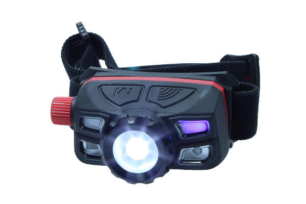 ROOKS OK-03.3020 LAMPADA DA TESTA, CON SENSORE 450 LM, ZOOMX110