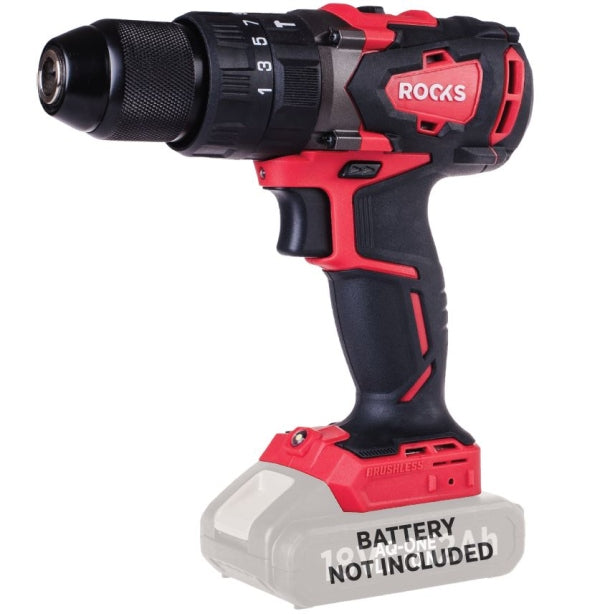 ROOKS OK-03.4029 TRAPANO A PERCUSSIONE, SENZA SPAZZOLE, 18 V AQ-ONE, 62 NM, SENZA BATTERIA