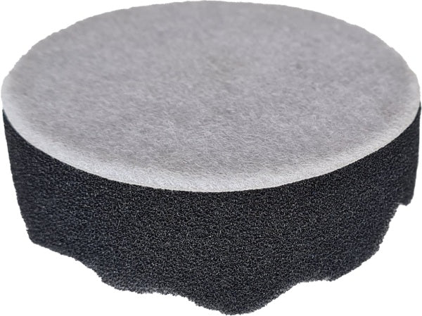ROOKS OK-03.4070 TAMPONE LUCIDANTE AQ-LION 12V CON VELCRO, SPUGNA PROFILATA MORBIDA, 75 MM