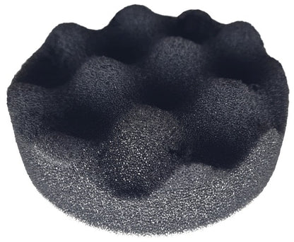 ROOKS OK-03.4070 TAMPONE LUCIDANTE AQ-LION 12V CON VELCRO, SPUGNA PROFILATA MORBIDA, 75 MM