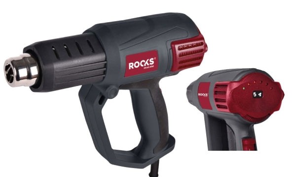 ROOKS OK-03.4203 PISTOLA TERMICA A TEMPERATURA REGOLABILE PROFI, 50-600'C, 2000 W
