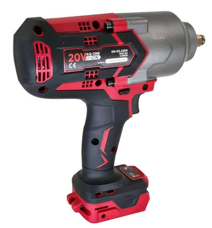 ROOKS OK-03.4304 AVVITATORE A IMPULSI AQ-ONE 20V 1000/1200/1700 NM, SENZA ACCESSORI