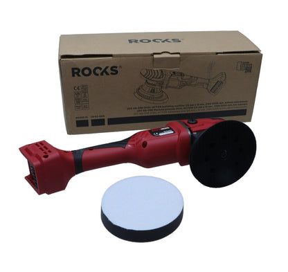 ROOKS OK-03.4308 LUCIDATRICE A DOPPIA AZIONE AQ-ONE 20V 125 MM X 15 MM, 2100-4800 GIRI/MIN, SENZA ATTREZZATURA