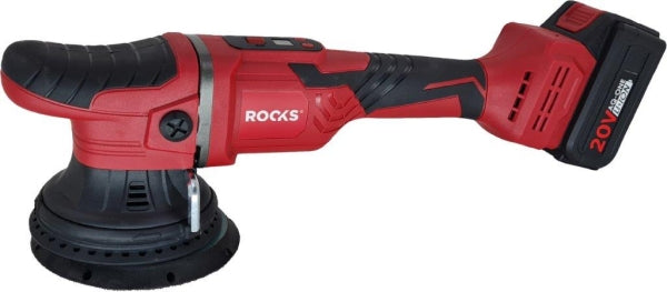 ROOKS OK-03.4309 LUCIDATRICE A DOPPIA AZIONE AQ-ONE 20V 125 MM X 15 MM, 2100-4800 GIRI/MIN, SET CON BATTERIA 4AH