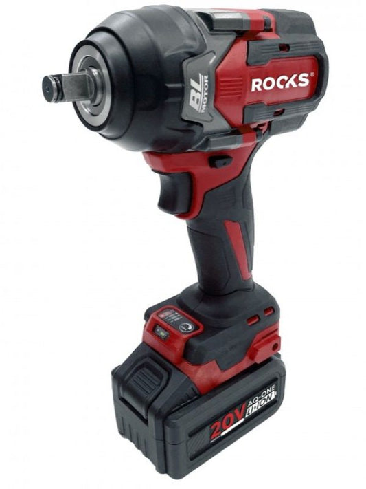 ROOKS OK-03.4317 AVVITATORE A IMPULSI AQ-ONE 20V 1/2 750 NM, SET CON BATTERIA 4AH, BMC