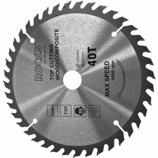 ROOKS OK-03.4515 SCUDO LEGNO WIDI 165X20 MM 65MN-YG8, SPESSORE 2,2 MM, 40T