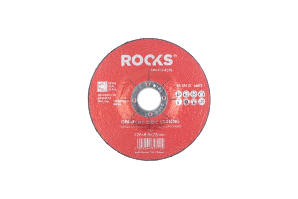 ROOKS OK-03.4516 ROBUSTO DISCO IN METALLO 125X6,5X22,2 - T27