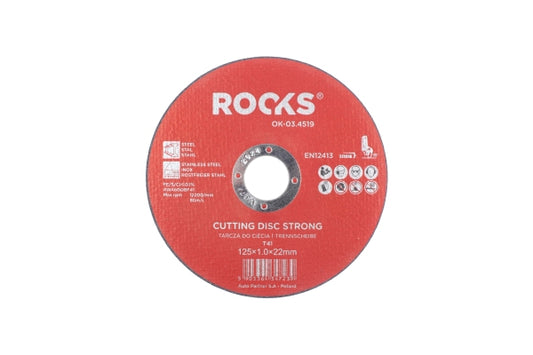 ROOKS OK-03.4519 DISCHI DA TAGLIO METALLO INOX STRONG 125X1.0X22.2 - T41