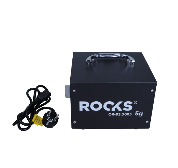 ROOKS OK-03.5005 OZONATORE, GENERATORE DI OZONO VELOCE 5 G/H, 230V