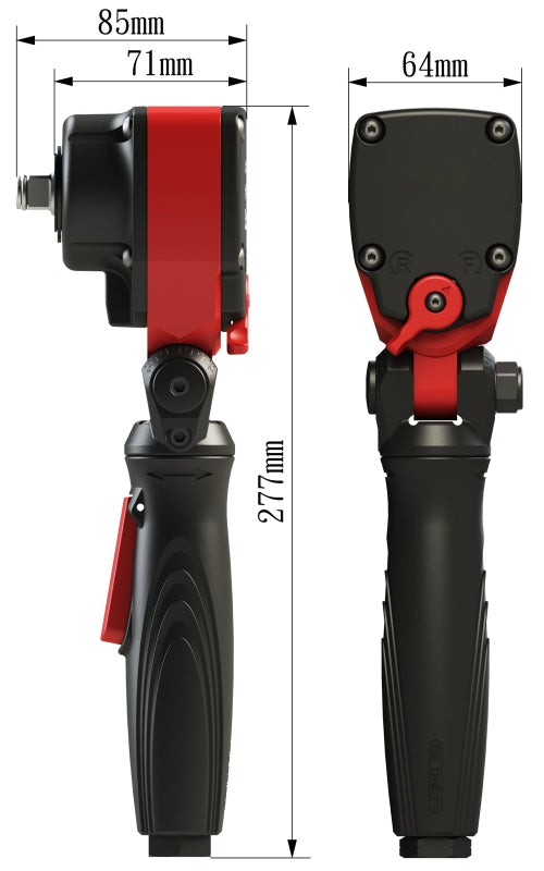 ROOKS OK-04.0025 AVVITATORE A IMPULSI 1/2 ARTICOLATA 500 NM L: 85 MM