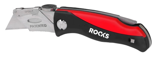 ROOKS OK-06.0105 COLTELLO LAMA TRAPEZOIDALE 61X33 MM PIEGHEVOLE 5 LAME