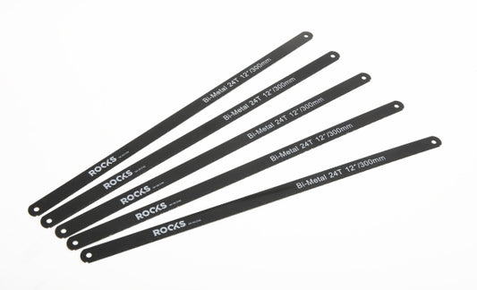 ROOKS OK-06.0148 LAMA PER SEGA METALLO, BIMETALLICO, 305 MM, 5 PEZZI