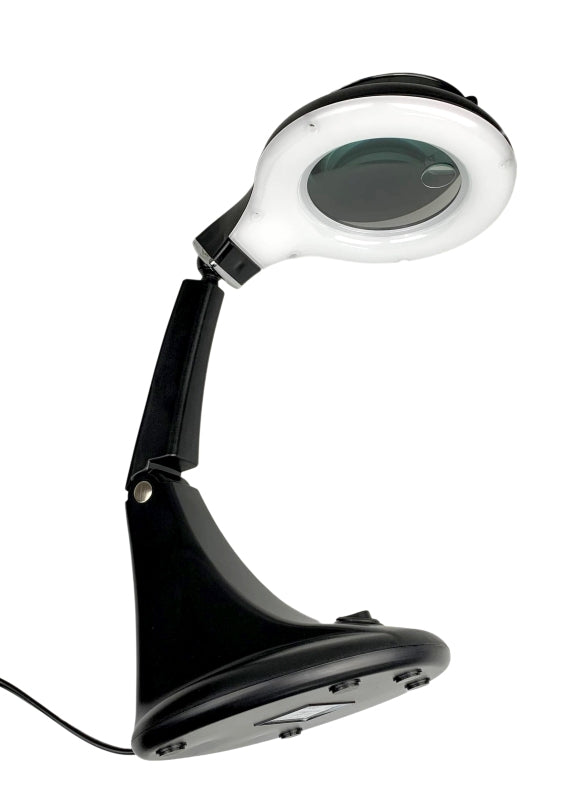 ROOKS OK-06.0361 WORKSHOP MAGNIFY X3 - X12 CON RETROILLUMINAZIONE A LED, LAMPADA CON INGRANDIMENTO