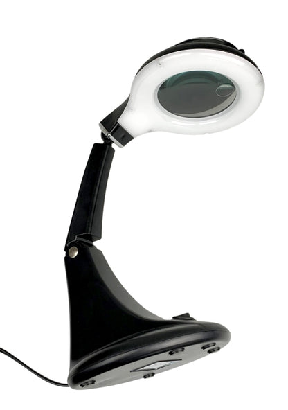 ROOKS OK-06.0361 WORKSHOP MAGNIFY X3 - X12 CON RETROILLUMINAZIONE A LED, LAMPADA CON INGRANDIMENTO
