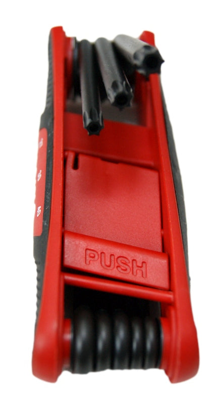 ROOKS OK-07.0001 FUTURO POCKET TORX-R TR9-TR40 CHIAVI A BRUGOLA, 7 PEZZI