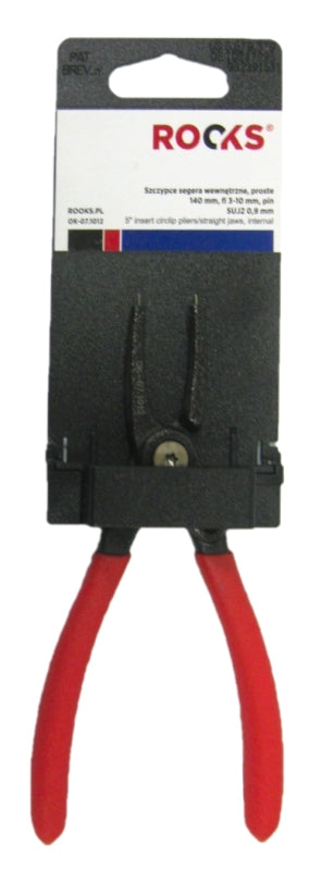 ROOKS OK-07.1012 PINZA A BUSSOLA INTERNA DRITTA 140 MM, FI 3-10 MM, PIN SUJ2 0,9 MM