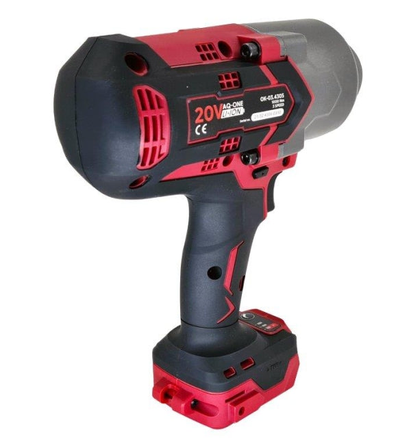 ROOKS OK-03.4304 AVVITATORE A IMPULSI AQ-ONE 20V 1000/1200/1700 NM, SENZA ACCESSORI